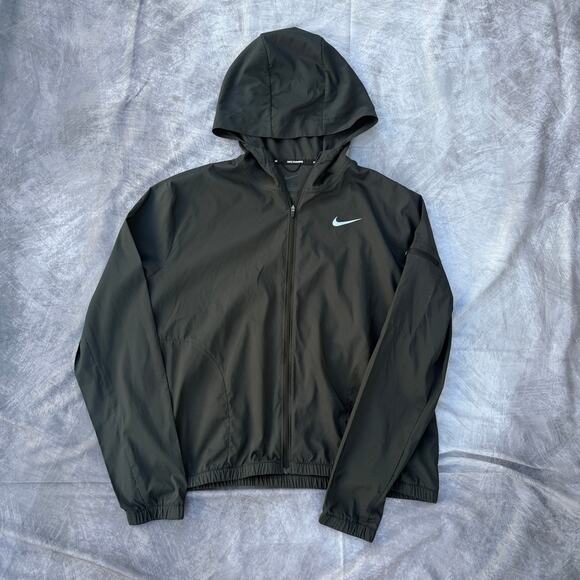 Women's Nike Impossibly Light Hooded Woven Running Windbreaker Jacket Sz Large - Picture 1 of 5